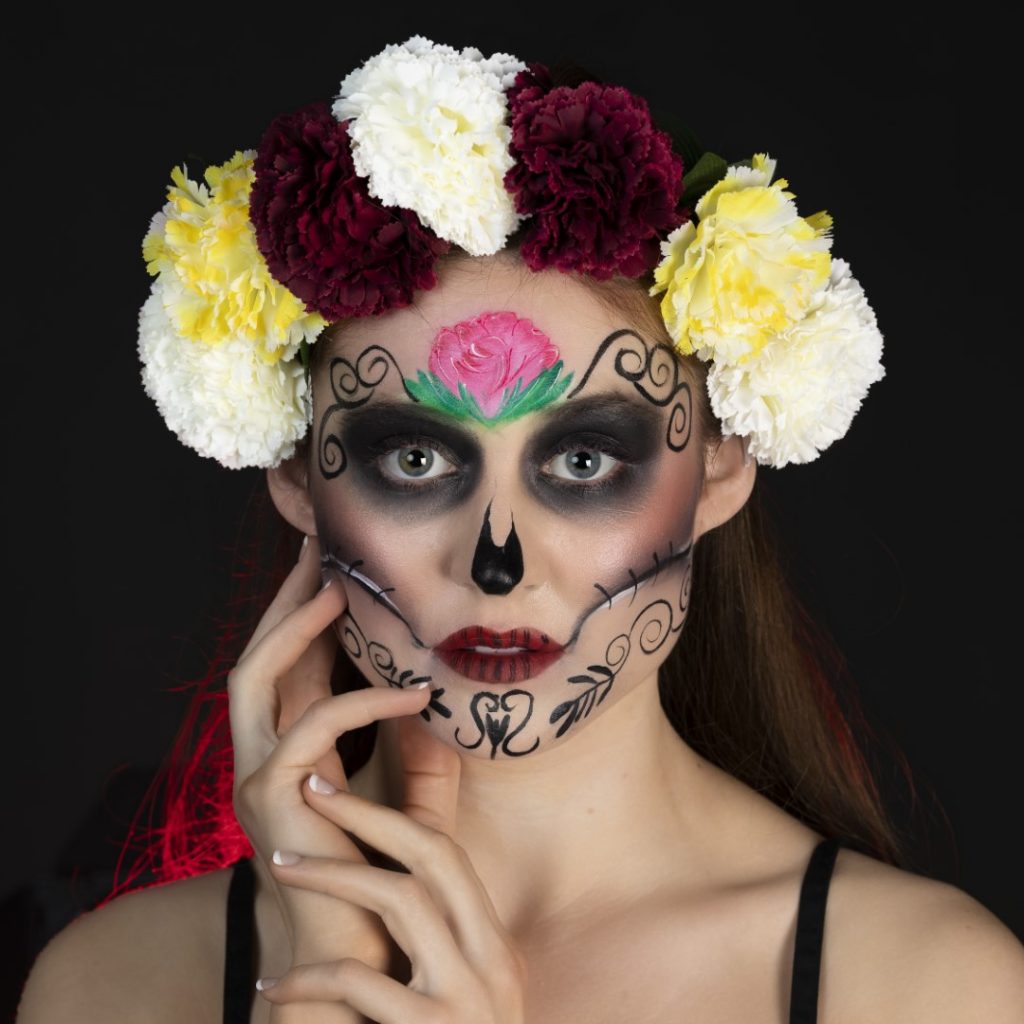 day of the dead makeupHalloween and fancy dress makeup